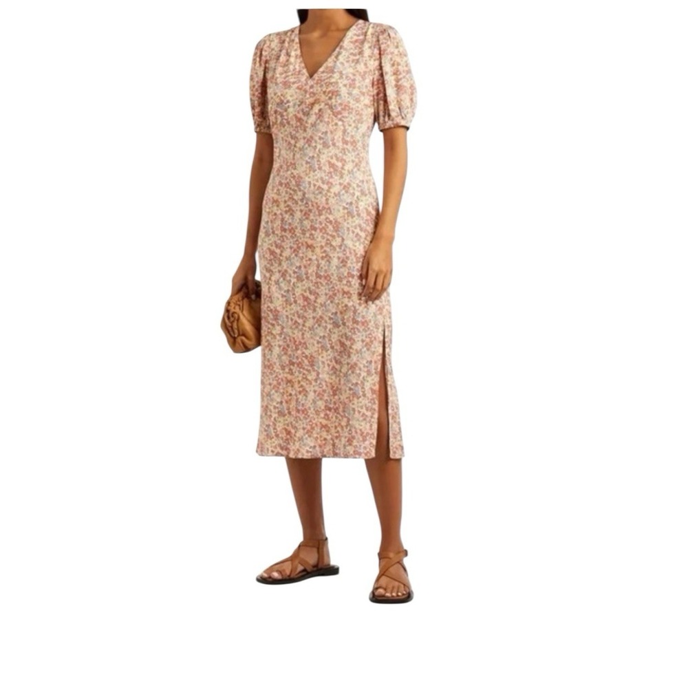 Rails Floral Midi Dress in Blush Multi